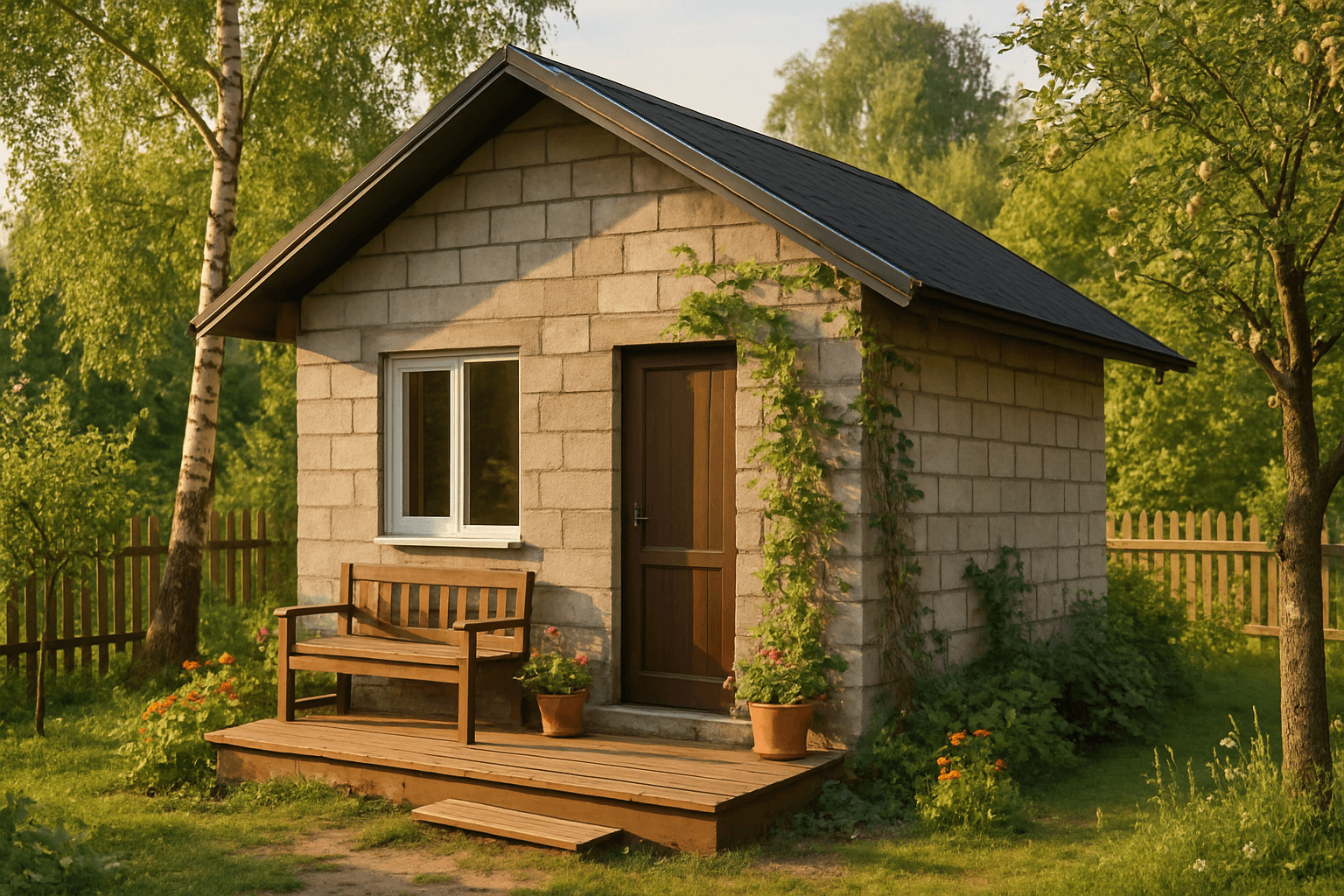 Дом из газоблока 6×6 в Самаре