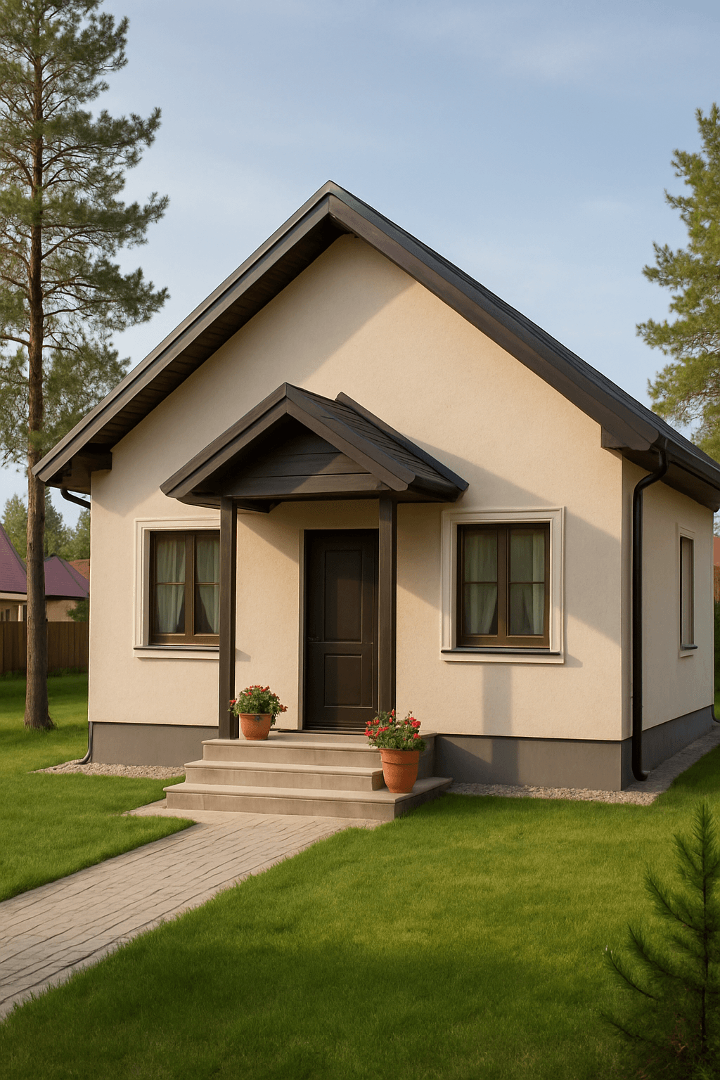 Дом из газобетона 8×8 в Самаре